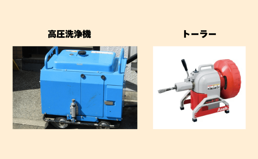 高圧洗浄機とトーラー