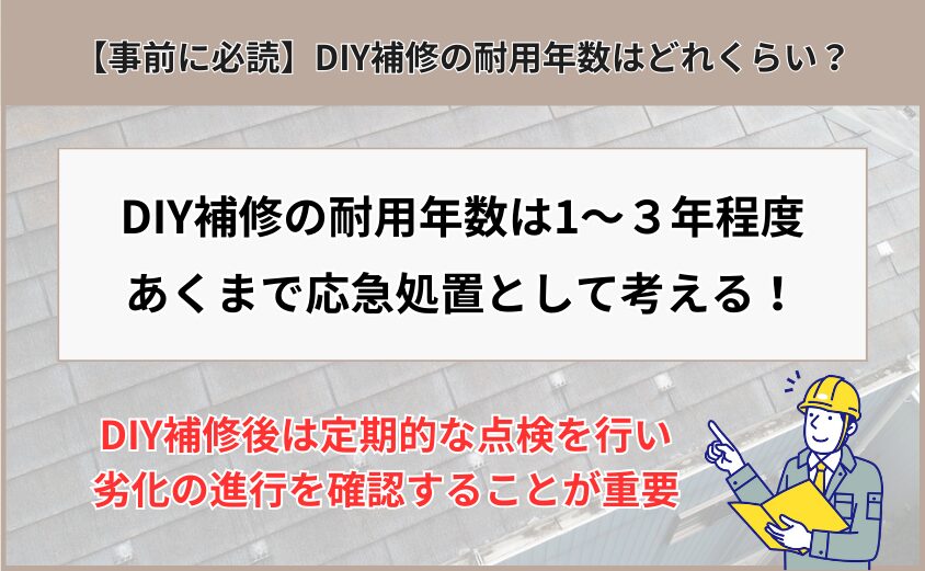 スレート屋根　補修　耐用年数