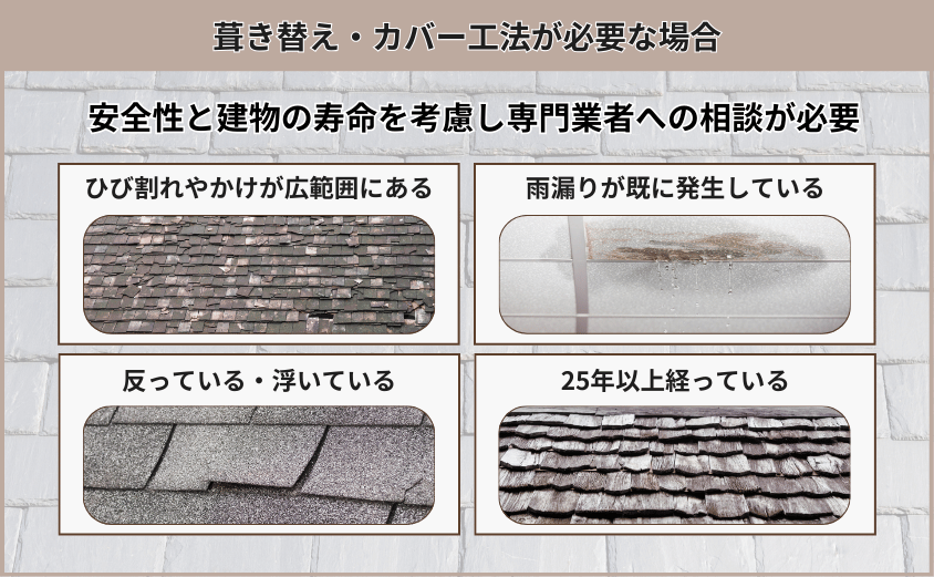 スレート屋根 塗装 自分で　カバー工法　葺き替え