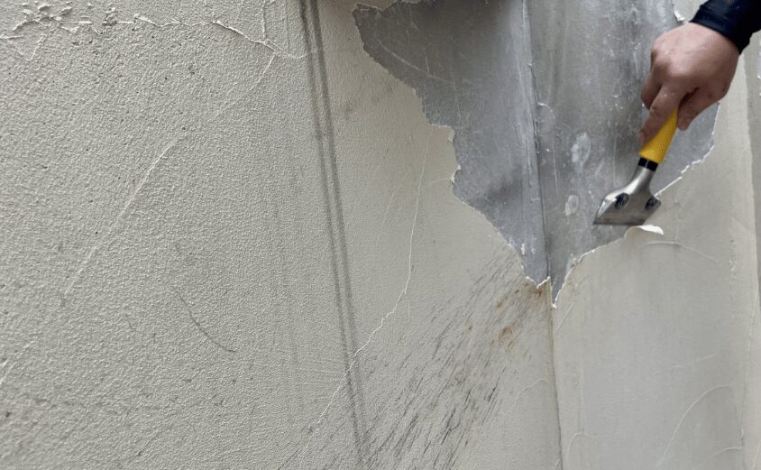 外壁塗装剥がれ 補修 diy 除去