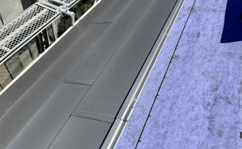 スレート屋根 カバー工法 施工