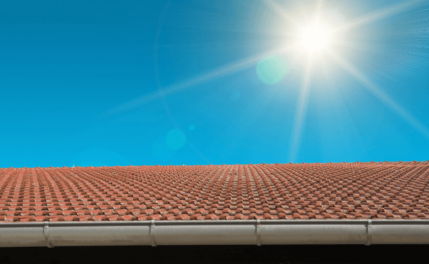 スレート屋根 紫外線 イメージ画像