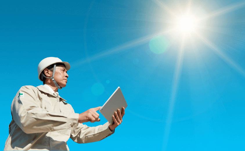 スレート屋根 コーキング補修 準備