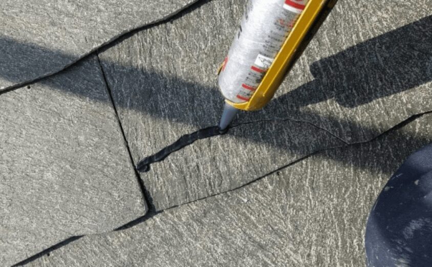 スレート屋根 コーキング補修