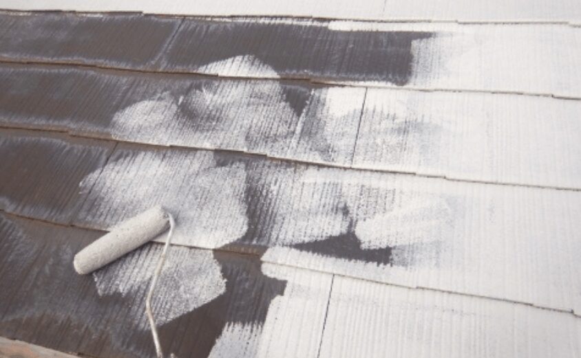 スレート屋根 塗装 色ムラ