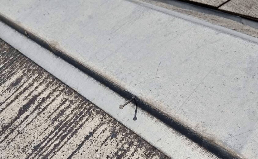 スレート屋根　棟板金　イメージ画像