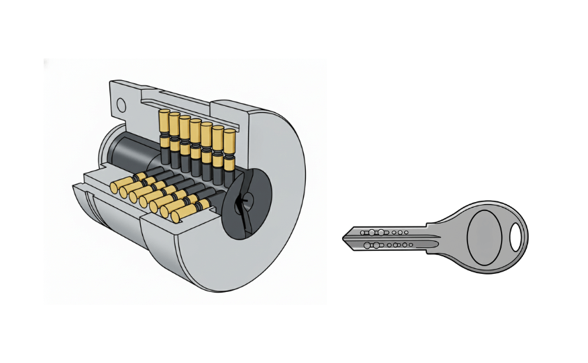 ディンプルシリンダーの仕組み