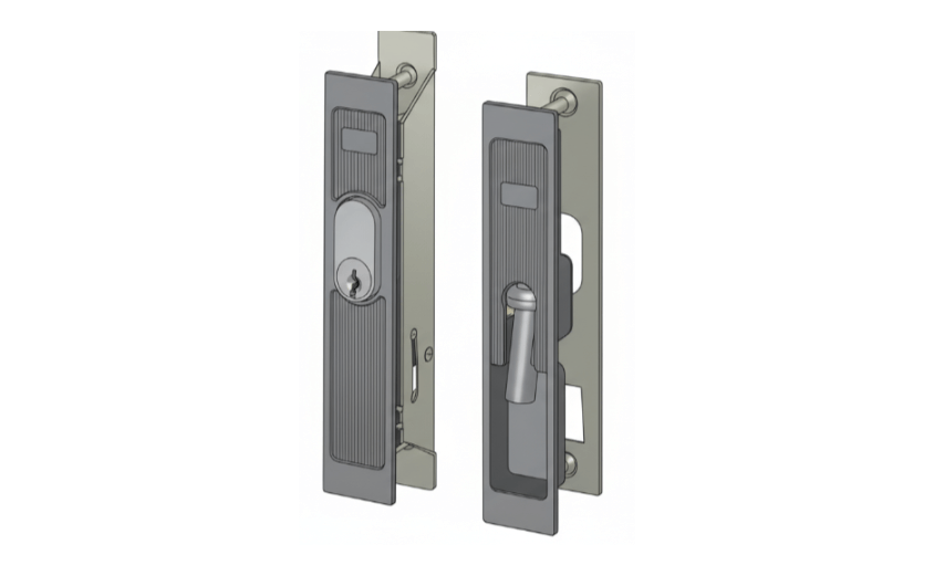 召し合わせ錠（引き違い錠）