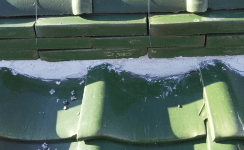 漆喰補修 瓦屋根 雨漏り