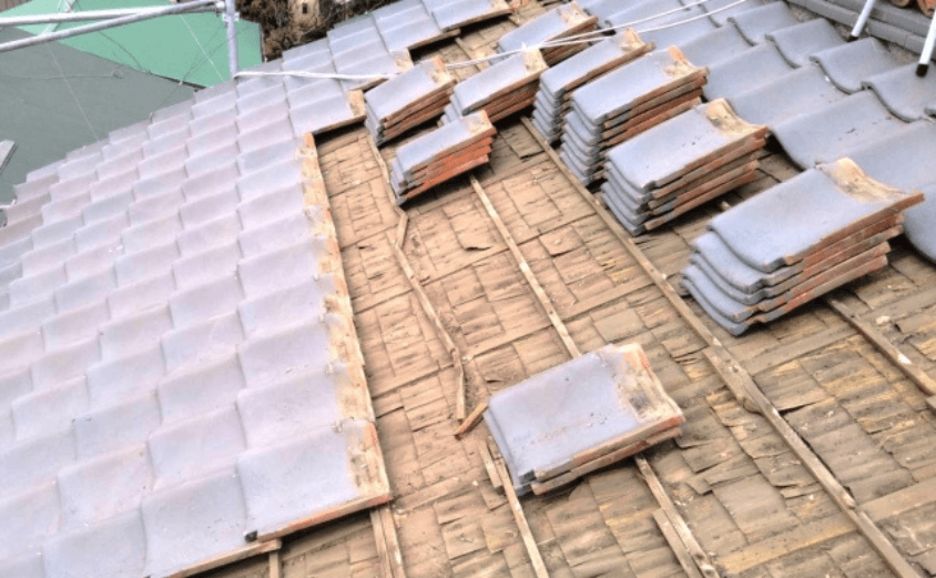 葺き直し 瓦屋根 雨漏り