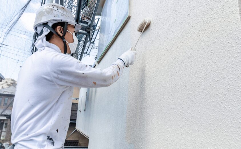 外壁塗装　モルタル