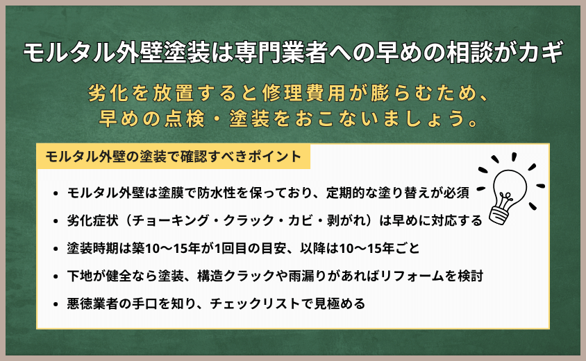 外壁塗装　モルタル