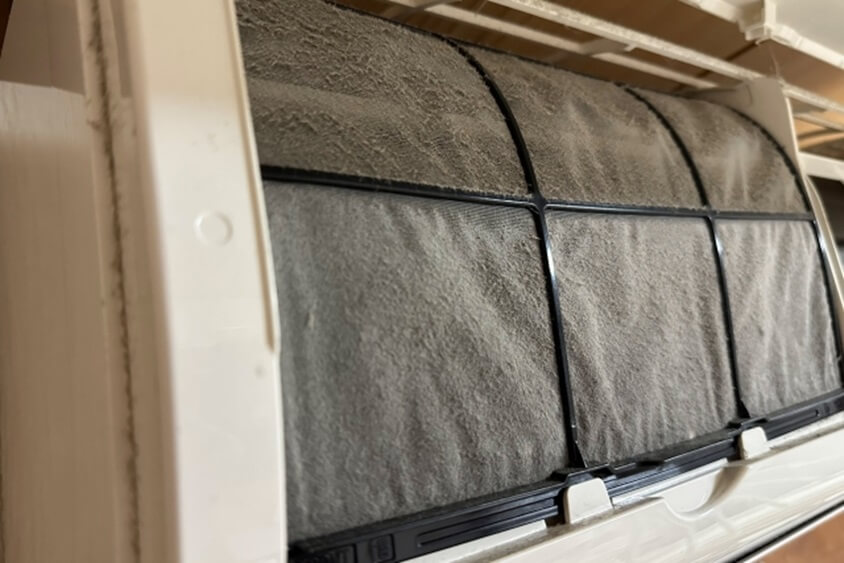 詰まったフィルター