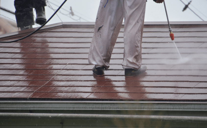 高圧洗浄 スレート屋根 塗装費用