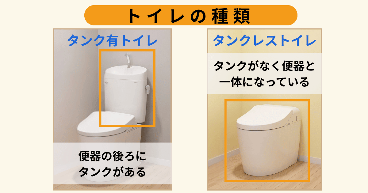 トイレの種類